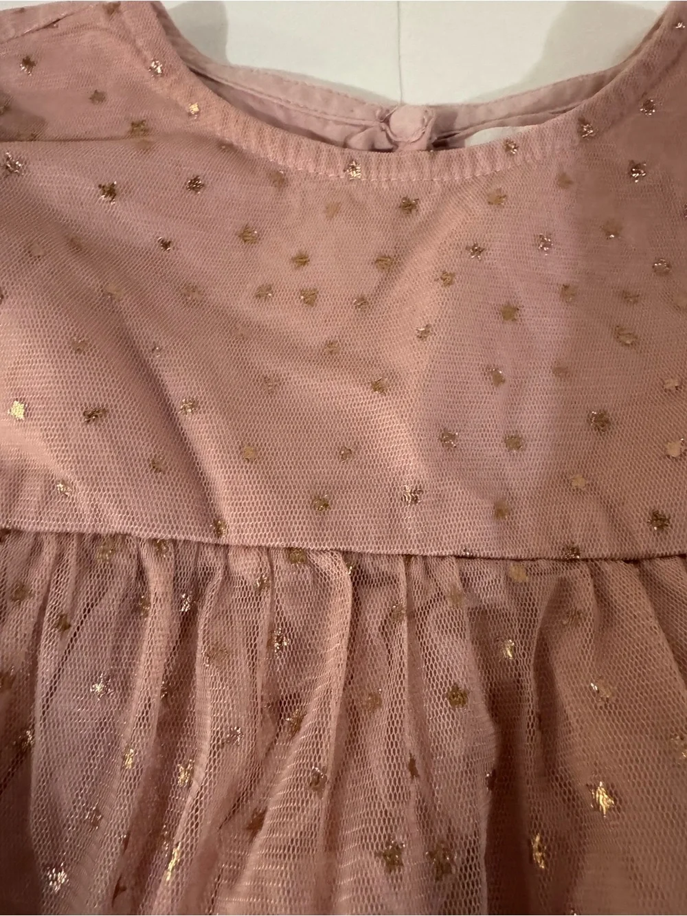 GAP Pink Star Tulle Party Dress 18-24 months